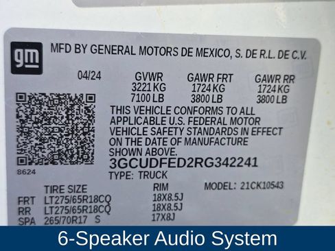 Used 2024 Chevrolet Silverado 1500 LT Trail Boss w/ Protection Package AWD/4WD image 11