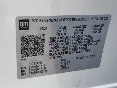 Certified 2026 Chevrolet Equinox LT w/ LPO, Floor Liner Package FWD image 31