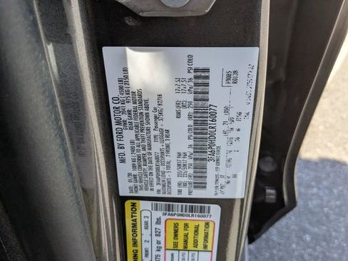 Certified 2020 Ford Fusion SE FWD image 30