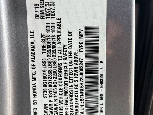 Used 2020 Honda Odyssey EX-L image 10