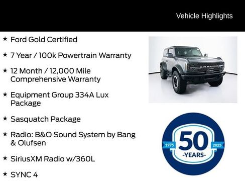 Certified 2023 Ford Bronco Badlands image 6