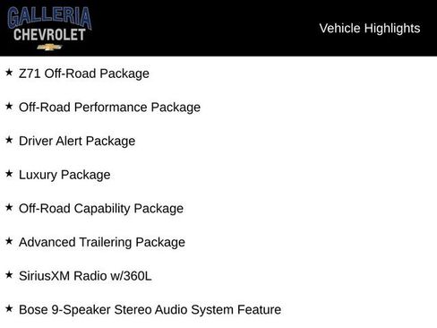 Used 2023 Chevrolet Tahoe Z71 w/ Off-Road Capability Package AWD/4WD image 6