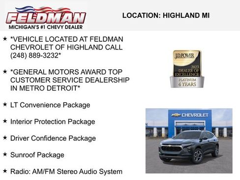 New 2026 Chevrolet Trax LT w/ Sunroof Package image 3