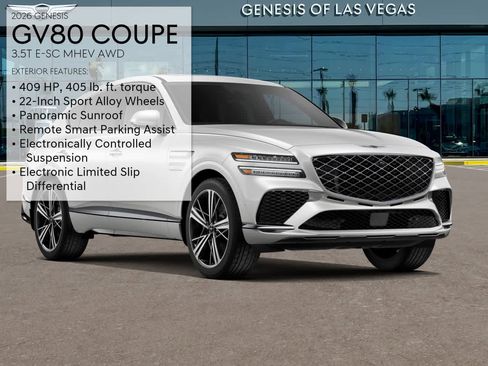 New 2026 Genesis GV80 3.5T e-SC image 3