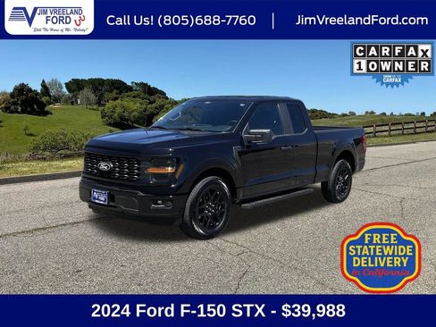 Certified 2024 Ford F150 STX w/ STX Black Appearance Package RWD image 1