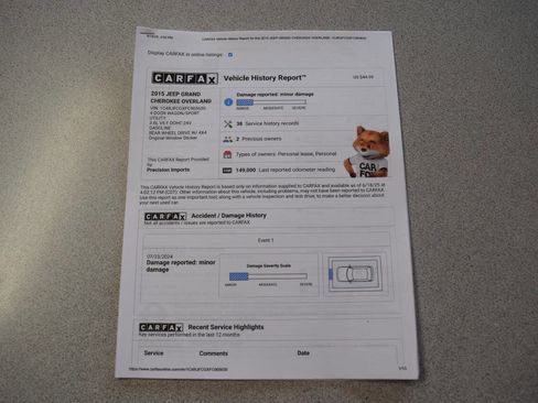 Used 2015 Jeep Grand Cherokee Overland image 62