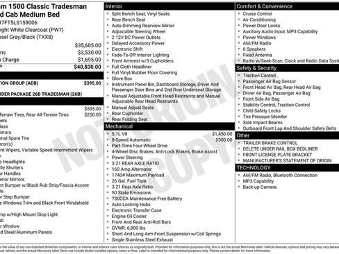 Used 2020 RAM 1500 Tradesman w/ Protection Group image 5
