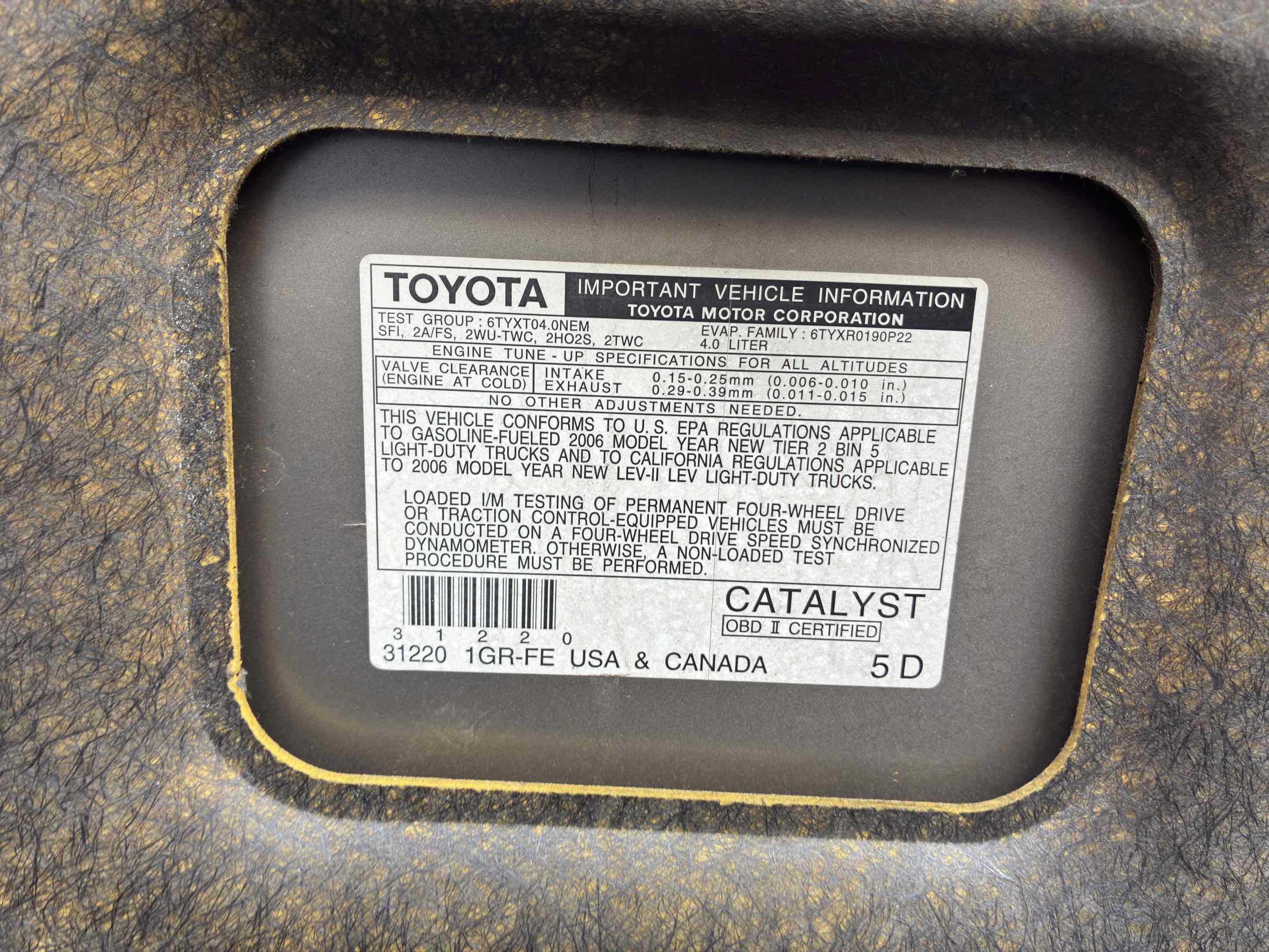 Used 2006 Toyota 4Runner SR5 RWD image 53