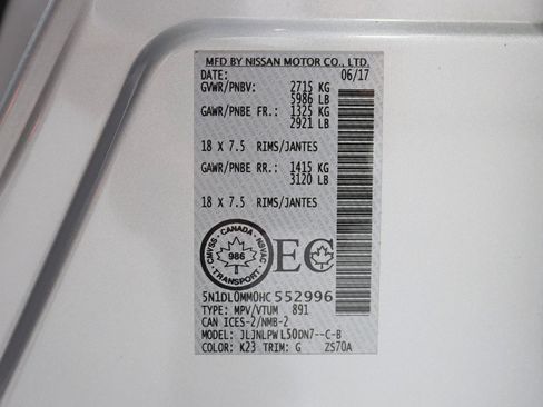 Used 2017 INFINITI QX60 Luxe image 39