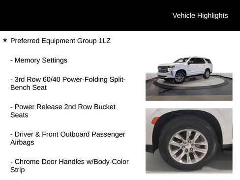 Used 2023 Chevrolet Tahoe Premier w/ Advanced Technology Package AWD/4WD image 7