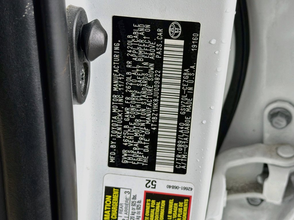 Used 2018 Toyota Camry XLE w/ Driver Assist Package FWD image 33