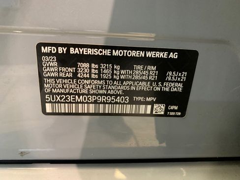 Used 2023 BMW X7 xDrive40i w/ M Sport Package AWD/4WD image 83