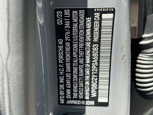 Certified 2023 Porsche Taycan Turbo S AWD/4WD image 29