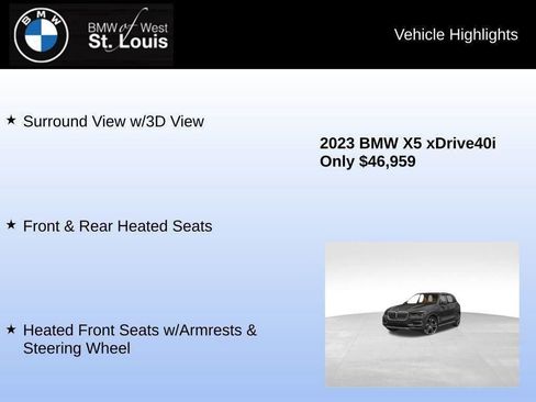 Used 2023 BMW X5 xDrive40i w/ Climate Comfort Package image 72