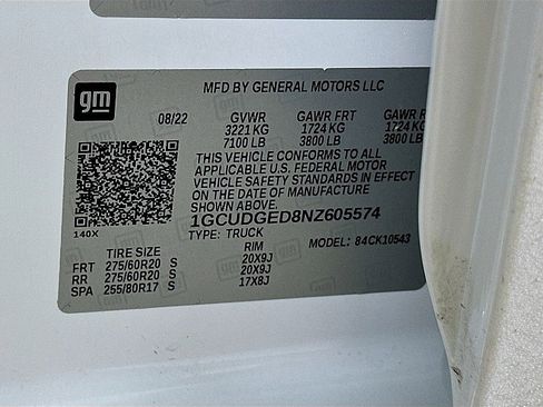 Used 2022 Chevrolet Silverado 1500 LTZ w/ LTZ Convenience Package II image 30