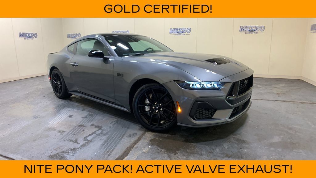 Certified 2025 Ford Mustang GT Premium w/ Mustang Nite Pony Package RWD image 1