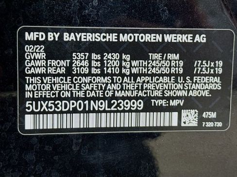 Used 2022 BMW X3 xDrive30i w/ Premium Package 2 AWD/4WD image 33