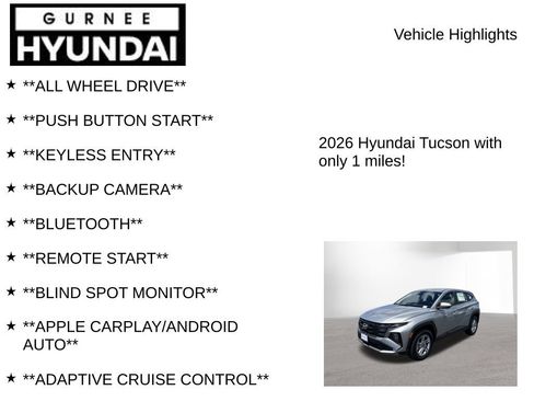 New 2026 Hyundai Tucson SE AWD/4WD image 8