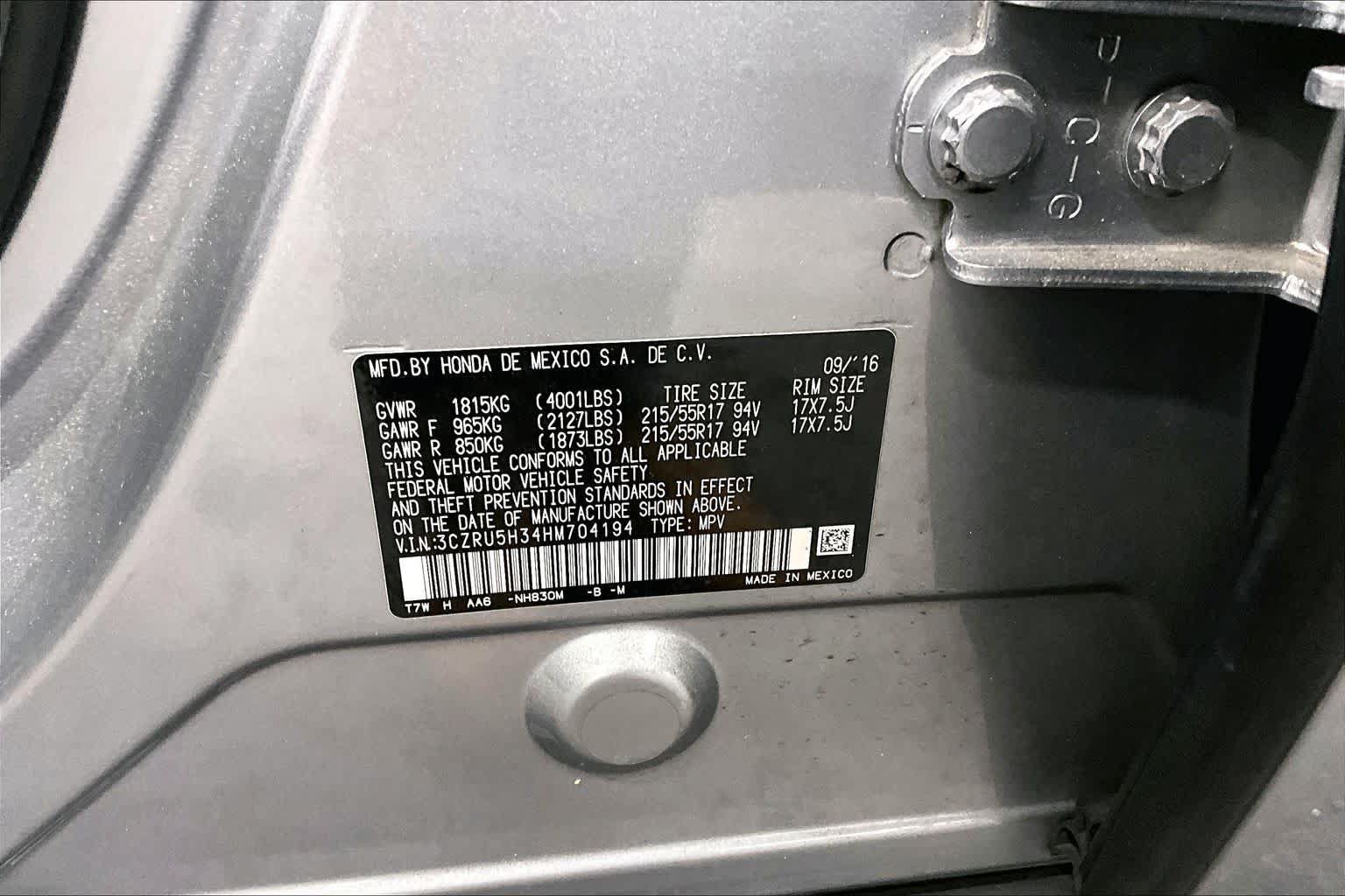 Used 2017 Honda HR-V LX image 36