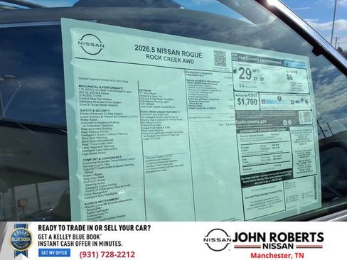 New 2026 Nissan Rogue SV w/ Rock Creek Premium Package image 20