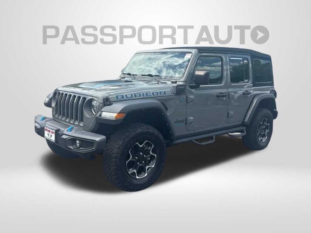 Used 2021 Jeep Wrangler Unlimited Rubicon 4xe w/ Cold Weather Group AWD/4WD image 1