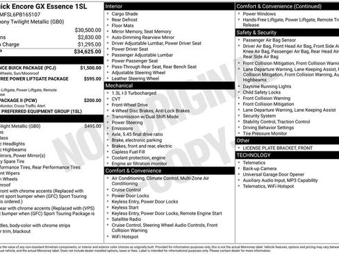 Used 2023 Buick Encore GX Essence w/ Experience Buick Package FWD image 33