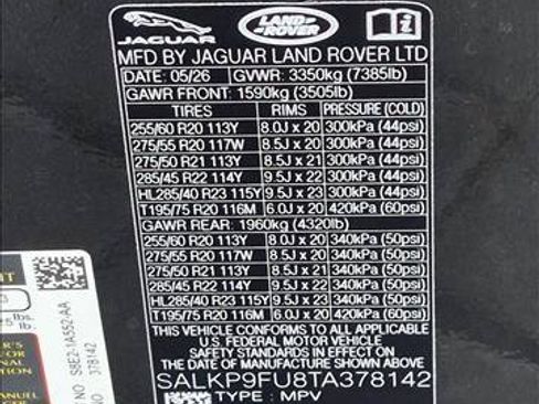 New 2026 Land Rover Range Rover SE AWD/4WD image 17