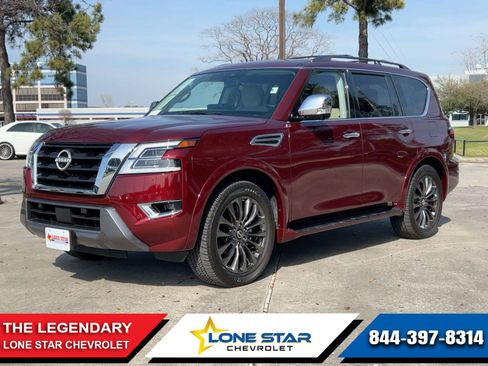 Used 2024 Nissan Armada Platinum w/ Captain's Chairs Package image 1
