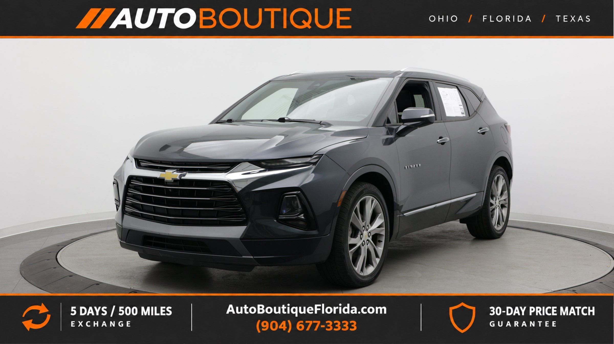 Used 2019 Chevrolet Blazer Premier w/ Sun and Wheels Package FWD image 1