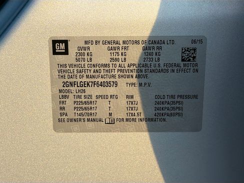Used 2015 Chevrolet Equinox LT w/ Safety Package AWD/4WD image 12