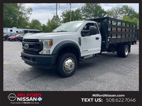 Used 2021 Ford F450 XL w/ Snow Plow Prep Package AWD/4WD image 1