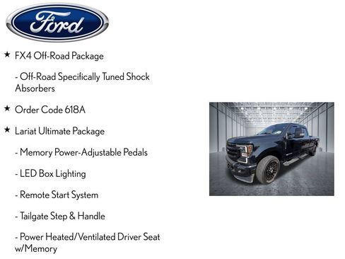 Used 2022 Ford F350 Lariat w/ Black Appearance Package AWD/4WD image 7
