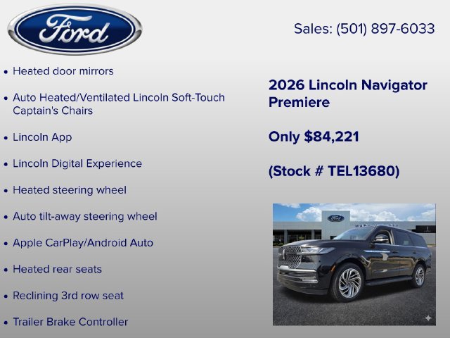 New 2026 Lincoln Navigator Premiere AWD/4WD image 24