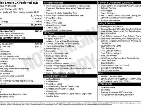 Certified 2026 Buick Encore GX Preferred w/ Comfort Package AWD/4WD image 3