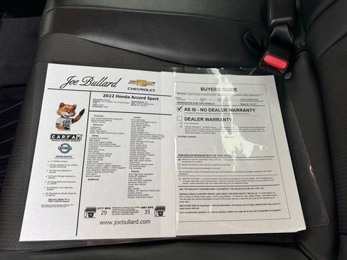Used 2022 Honda Accord Sport image 38