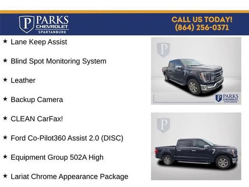 Used 2022 Ford F150 Lariat w/ Equipment Group 502A High RWD image 5