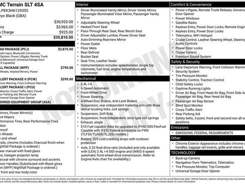 Used 2017 GMC Terrain SLT w/ Open Road Package image 6