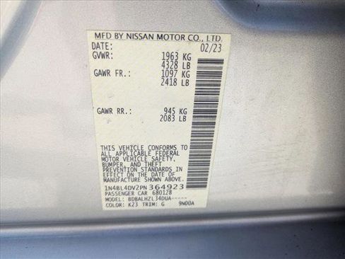 Used 2023 Nissan Altima 2.5 SV FWD image 25