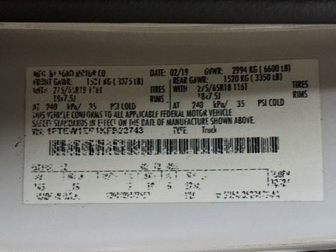 Used 2019 Ford F150 XLT w/ Equipment Group 302A Luxury image 40