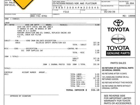 Used 2023 Nissan Rogue Platinum w/ Platinum Premium Package AWD/4WD image 13
