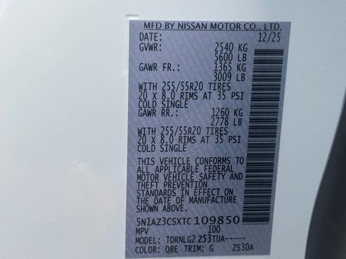 New 2026 Nissan Murano SL image 27