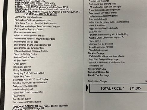 Used 2023 Dodge Durango R/T w/ Blacktop Package image 36