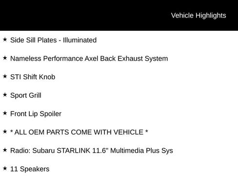 Used 2022 Subaru WRX Limited image 7