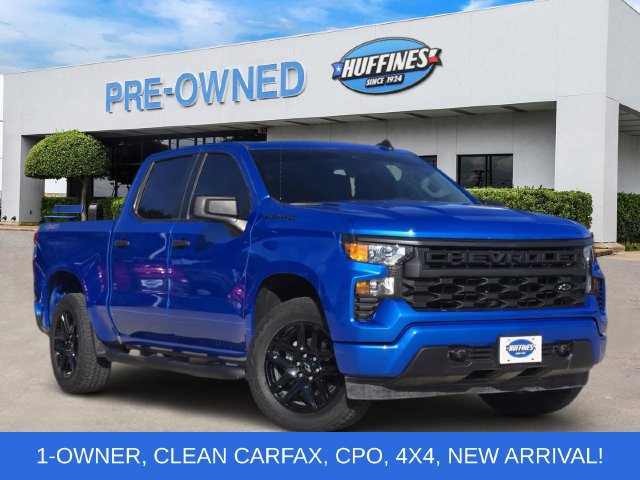 Certified 2026 Chevrolet Silverado 1500 Custom w/ Turbomax Blackout Package AWD/4WD image 1