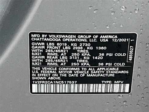 Used 2022 Volkswagen Atlas SEL Premium image 35