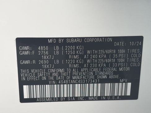 Used 2025 Subaru Outback Limited w/ Popular Package #2 image 34