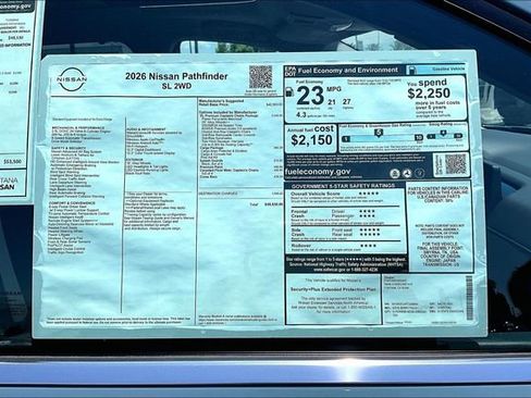 New 2026 Nissan Pathfinder SL FWD image 14