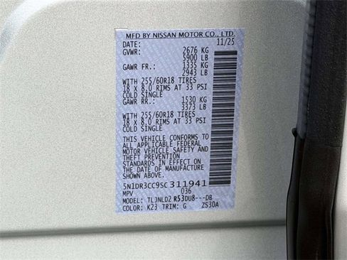 New 2025 Nissan Pathfinder SL image 24