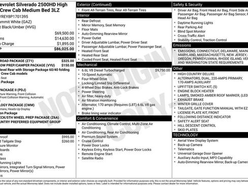 Used 2023 Chevrolet Silverado 2500 High Country w/ Z71 Off-Road Package image 4