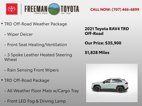 Used 2021 Toyota RAV4 TRD Off-Road AWD/4WD image 9